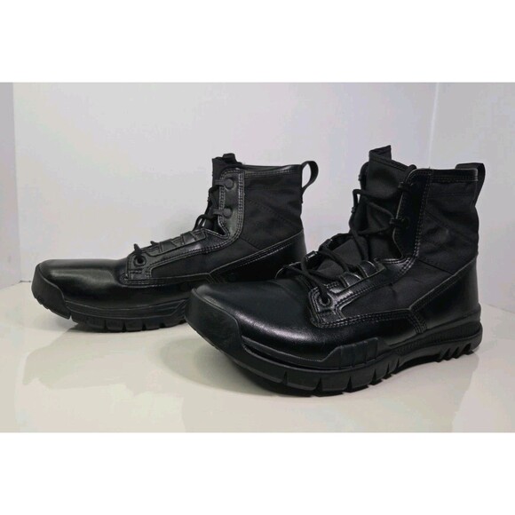 Nike black Military Tac Boots w/ Hard Rubber Soles NWOB US Mens Sz 9.5 Combat - Picture 3 of 12